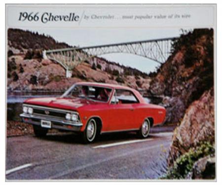 Chevelle Literature, Color Sales Brochure, 1966