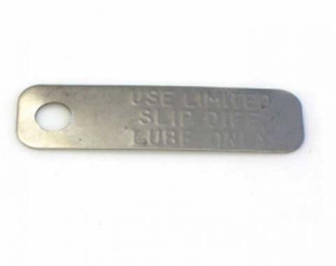 El Camino Differential Metal Positraction Tag, 1964-1972