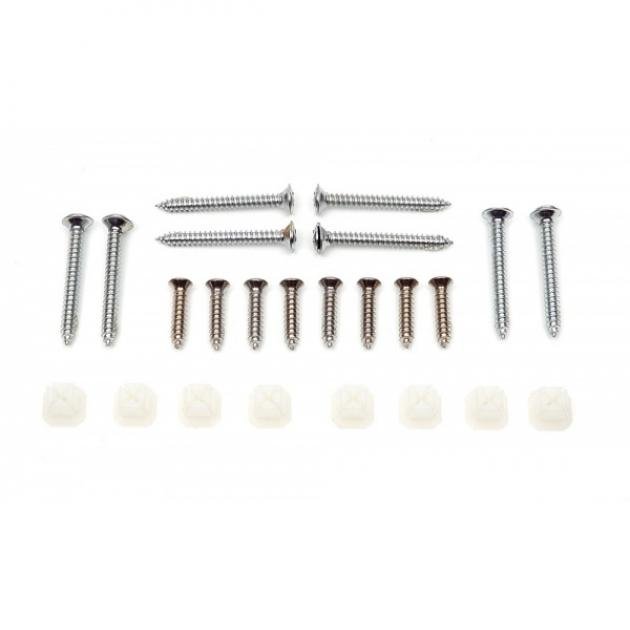 thumbnail image 2 of 24-Piece Headlamp Bezel & Trim Screw Kit For Mopar A-B-C-E-Body Cars (Cuda, Duster, Challenger, Dart, Charger) 2 of 4