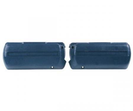 El Camino Arm Rest Bases, Dark Blue, 1968-1972