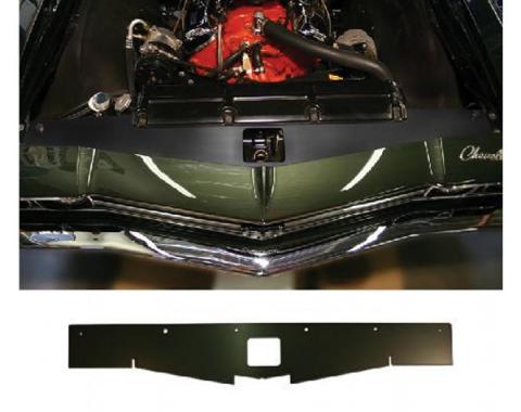 Chevelle Core Support Filler Panel, Black Anodized, 1968-1969