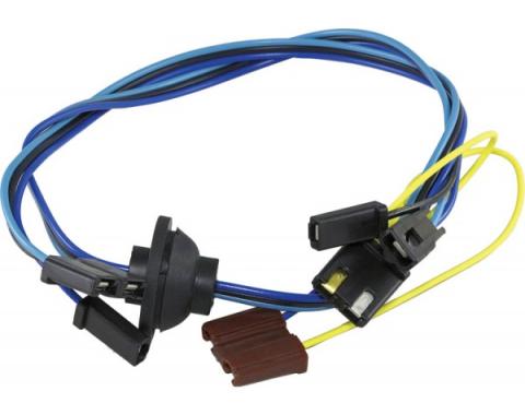 El Camino Wiper Motor Harness, 2 Speed With Washer, 1966