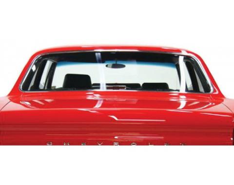 Chevelle Back Glass, 2-Door Coupe, 1964-1965