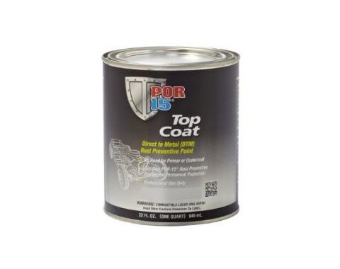 POR-15Â® Top Coat Paint, Quart, Assorted Colors