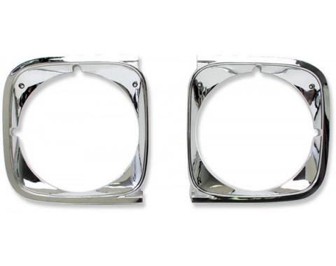 Chevelle & El Camino Headlight Bezels, 1972