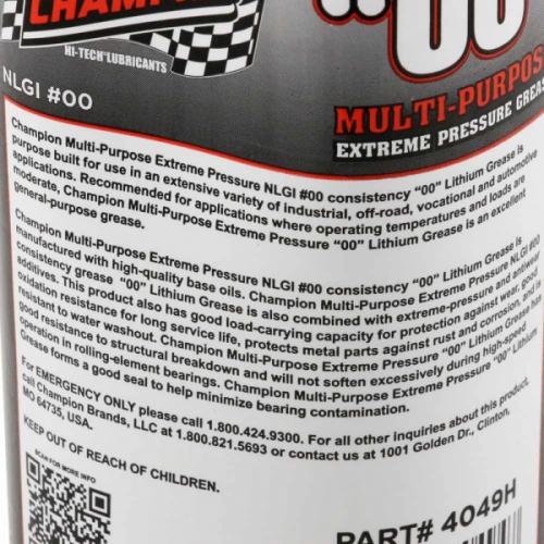 Champion "00" Manual Steering Box Grease