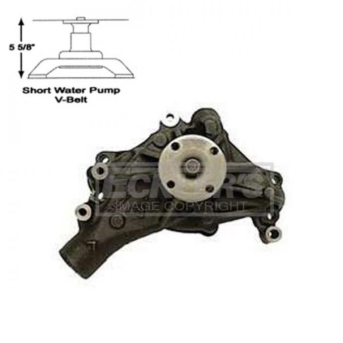 Chevelle Water Pump, Small Block, Short Style, AC Delco, 1969-1976