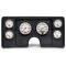 Malibu Instrument Cluster Panel, Black Finish, With Phantom Gauges, 1982-1983