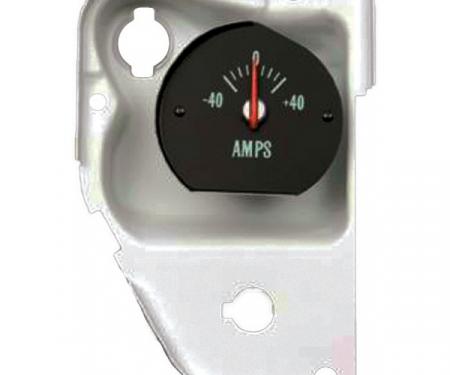 Chevelle Amp Gauge, With Housing & Green Numbers, Super Sport (SS), 1970