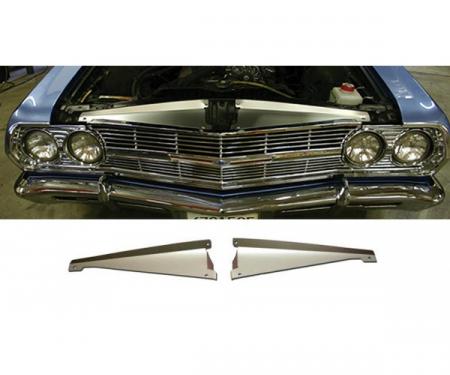 El Camino Core Support Filler Panel, Anodized Aluminum, 1965