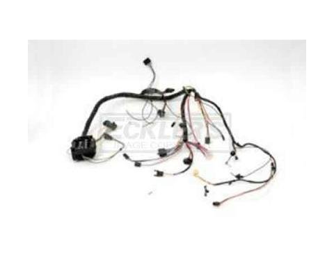 Chevelle Dash Wiring Harness, Main, For Cars With Standard Sweep Dash & Seat Belt Warning, 1972