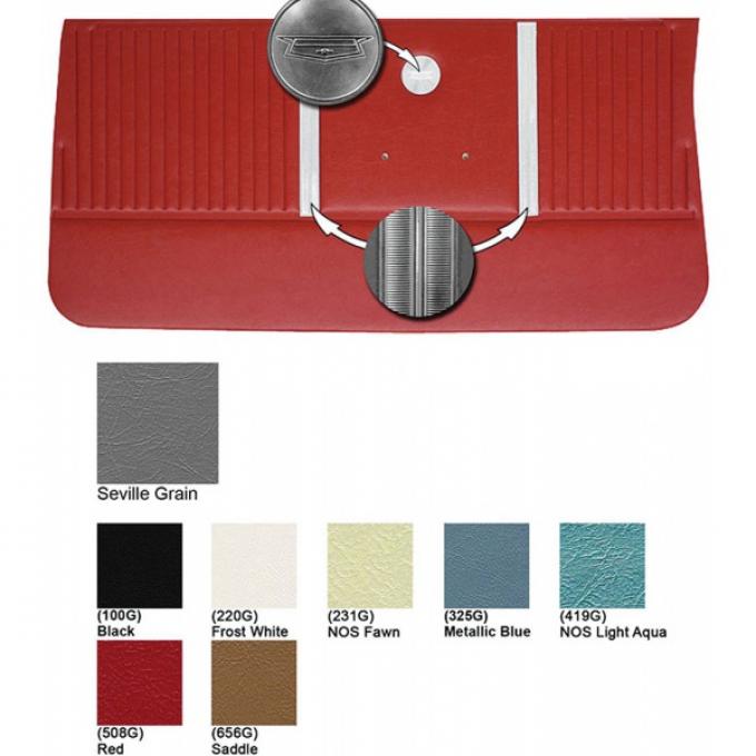Legendary Auto Interiors Chevelle Door Panels, Coupe Or Convertible, 1964