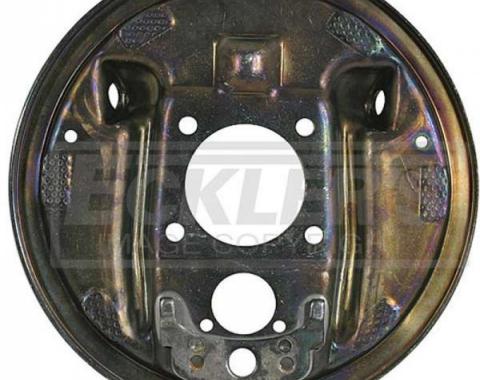 El Camino Rear Drum Backing Plate, Without Splash Shield, Left, 1964-1972