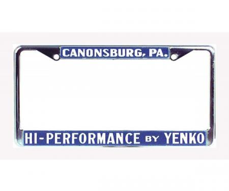 Chevelle Yenko License Frame, High Performace By Yenko