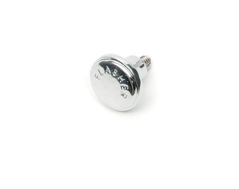 Chevelle Knob, Hazard Switch, Chrome (71-72 Replacement),1967-1972