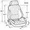 Chevelle & Malibu Bucket Seat, Rally Recliner, Right, 1964-1983