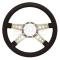 Chevelle Steering Wheel, Volante S9, Black Leather, 1964-1983