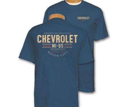 Blue Dusk American Original Motor City T-Shirt