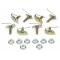El Camino Front Eyebrow Molding Clip Set, 1960