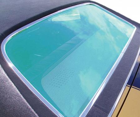 Chevelle Back Glass, 2-Door Coupe & 4-Door Sports Sedan, Curved, 1968-1972