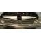 El Camino Core Support Filler Panel, Polished Aluminum, 1966