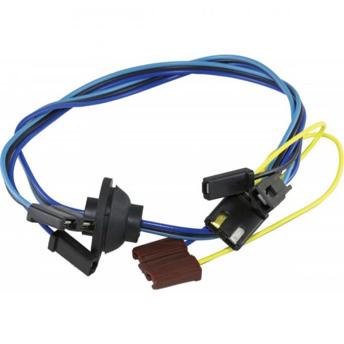 El Camino Wiper Motor Harness, 2 Speed With Washer, 1966