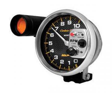 El Camino Tachometer, Pedestal Mount, 10,000 RPM, Carbon Fiber Series, AutoMeter, 1959-1987