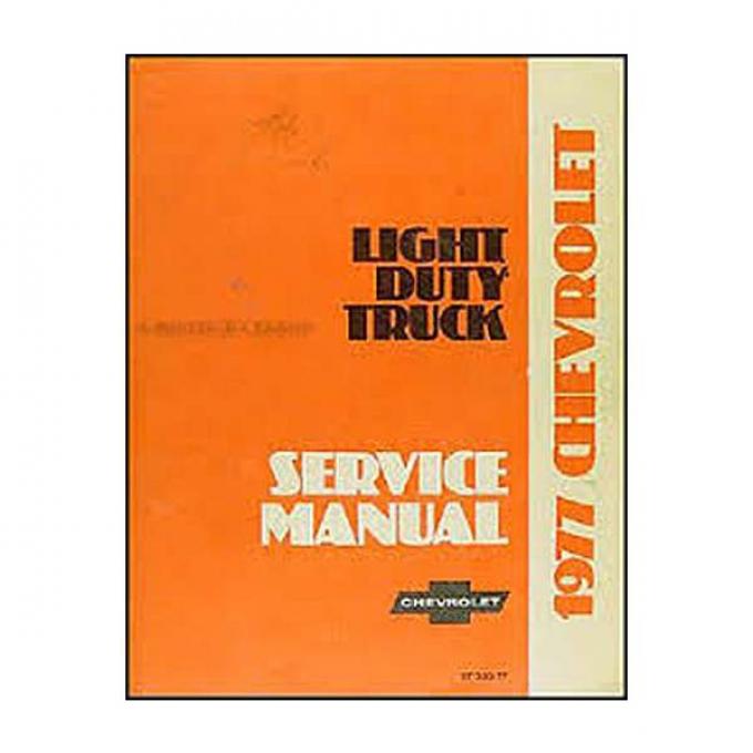 El Camino Shop Manual, 1977