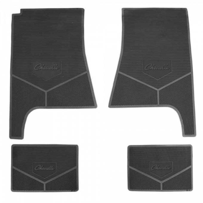 Legendary Auto Interiors Chevelle Vinyl Floor Mat With Chevelle Script, 1968-1969