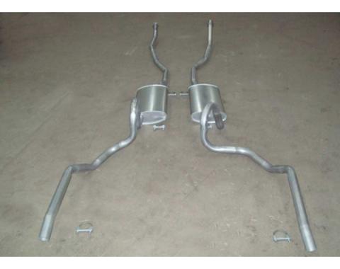 Chevelle - Dual Exhaust System, Small Block, Except Station Wagon, 1970-1972
