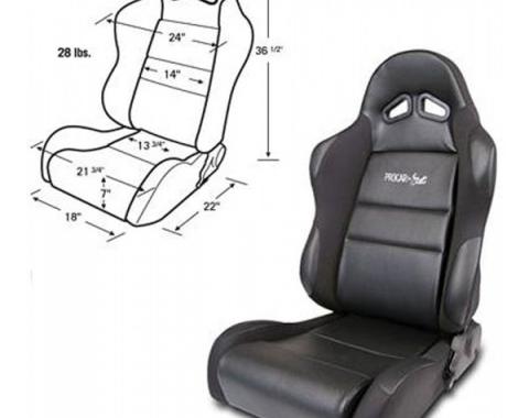 Chevelle & Malibu Bucket Seat, Sportsman Series, Right, 1964-1983