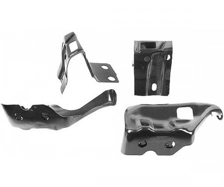 Chevelle Bumper Brackets, Rear, Except Wagon, 1971-1972