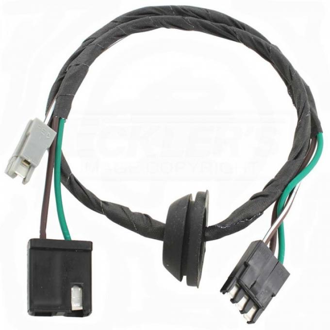 El Camino Wiper Motor Harness, Forward Lamp Harness To Wiper Motor Jumper, 231 V6, 1980