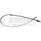 El Camino Parking Brake Cable, Front With TH350 Or Manual Transmission, OE Steel, 1968-1972