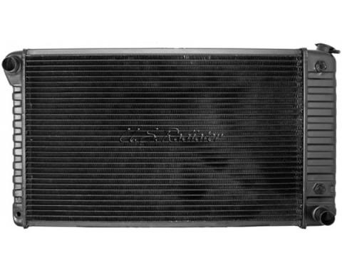Chevelle Radiator, Big Block, 4-Row, For Cars With Automatic Transmission & Without Air Conditioning, Desert Cooler, U.S. Radiator, 1968-1971