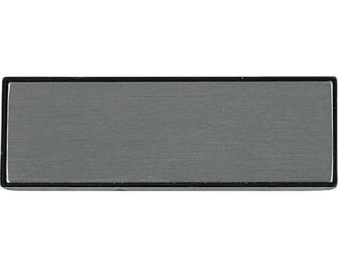Door Pull Strap Insert, Brushed Aluminum, 1976-1987