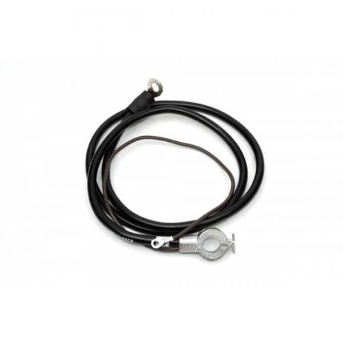 Chevelle Battery Cable, Spring Ring, Positive, Small Block,1968-1969