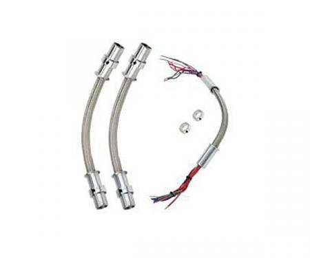 Chevelle Wiring Looms, Door Jamb, Stainless Steel, 1964-1983