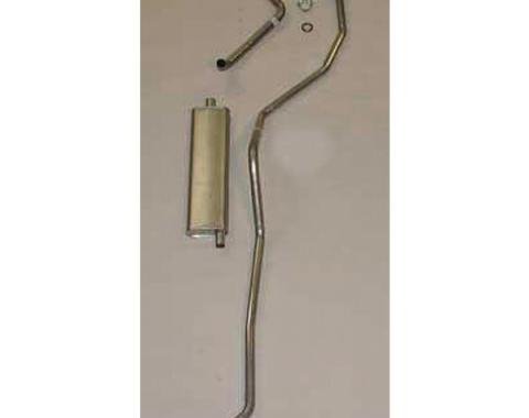 El Camino Single Exhaust System, Aluminized, 6-Cylinder, 1959-1960