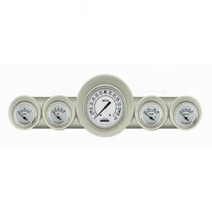 El Camino Classic White, Custom Gauge Set, 1959-1960