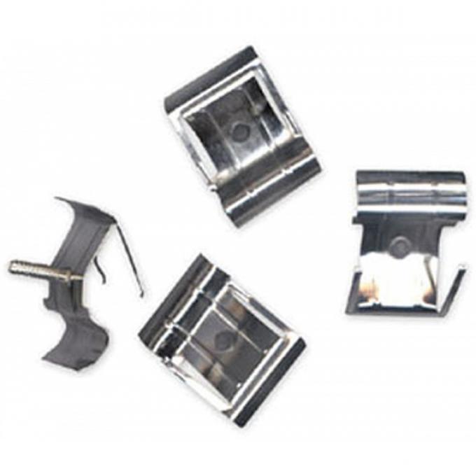 El Camino Top Of Tailgate Molding Clips, 1968-1972