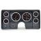 Malibu Instrument Cluster Panel, Carbon Fiber Finish, With Sport Comp Gauges, 1978-1981