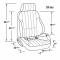 Procar Seat Kit, Cpe/Conv W/Fold Down Rear, 68-69