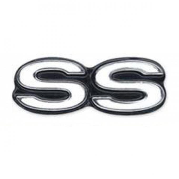 El Camino Steering Wheel Horn Cap Emblem, SS, 1970