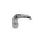 Chevelle Vent Window Handle, Chrome, Left, For All Cars Except 2-Door Coupes, NOS 1964-1967