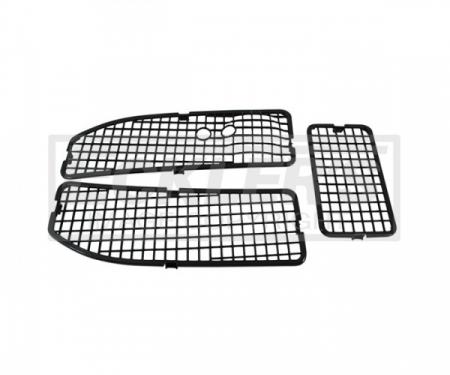 Chevelle Cowl Vent Grilles, For Cars With Air Conditioning,1968-1972