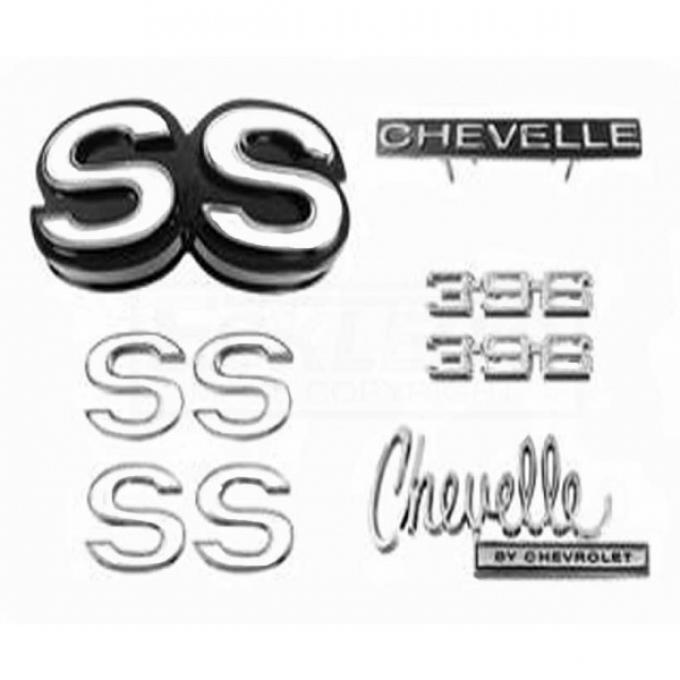 Chevelle Emblem Kit, Super Sport 396, 1970