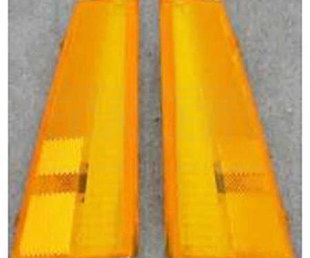 El Camino Front Side Marker Lens Set, Amber 1980-1981