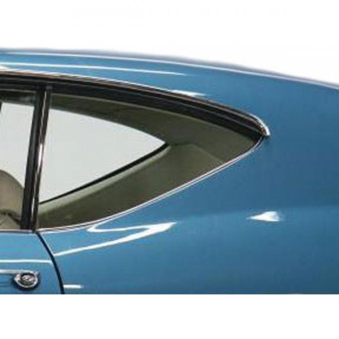 Chevelle Quarter Glass, 2-Door Coupe, Left Hand, 1968-1969