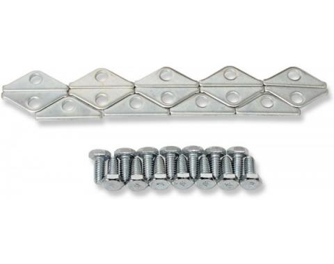 Chevelle Valve Cover Retainer & Bolt Set, Big Block, 1965-1972